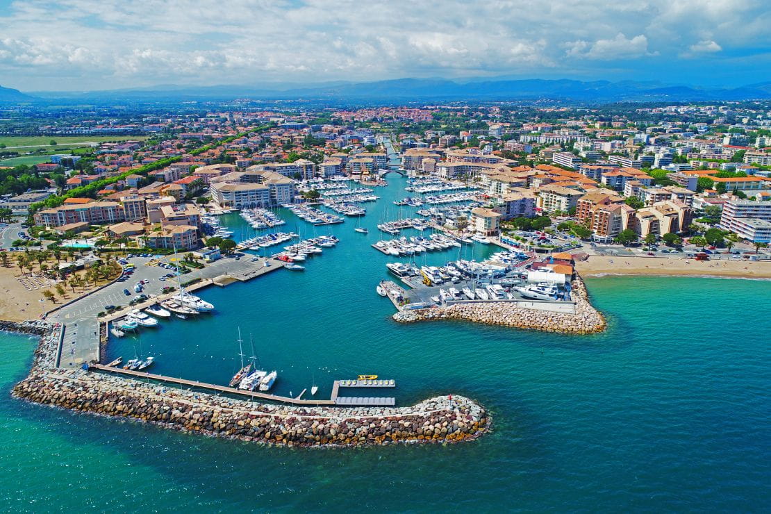 Vue aérienne Port-Fréjus - Photothèque pour professionnels