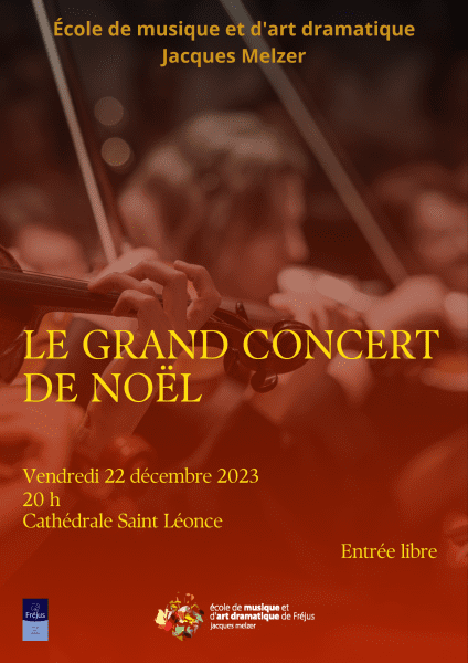 Concert de Noël 2023 de l’école de musique et d’art dramatique Jacques Melzer