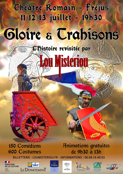 Spectacle Lou Misteriou « gloire et trahisons »