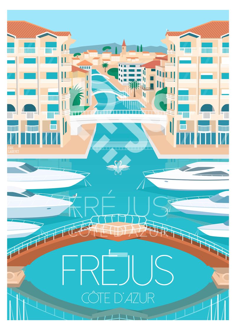 Affiche Port-Fréjus