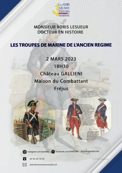 Conférence « les troupes de Marine de l’ancien régime »
