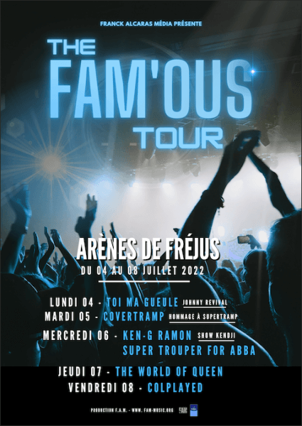 The Fam’ous tour « Super Trouper ABBA » + « Ken-G Ramon »
