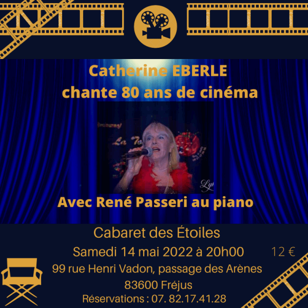 Catherine Eberle chante 80 ans de cinéma